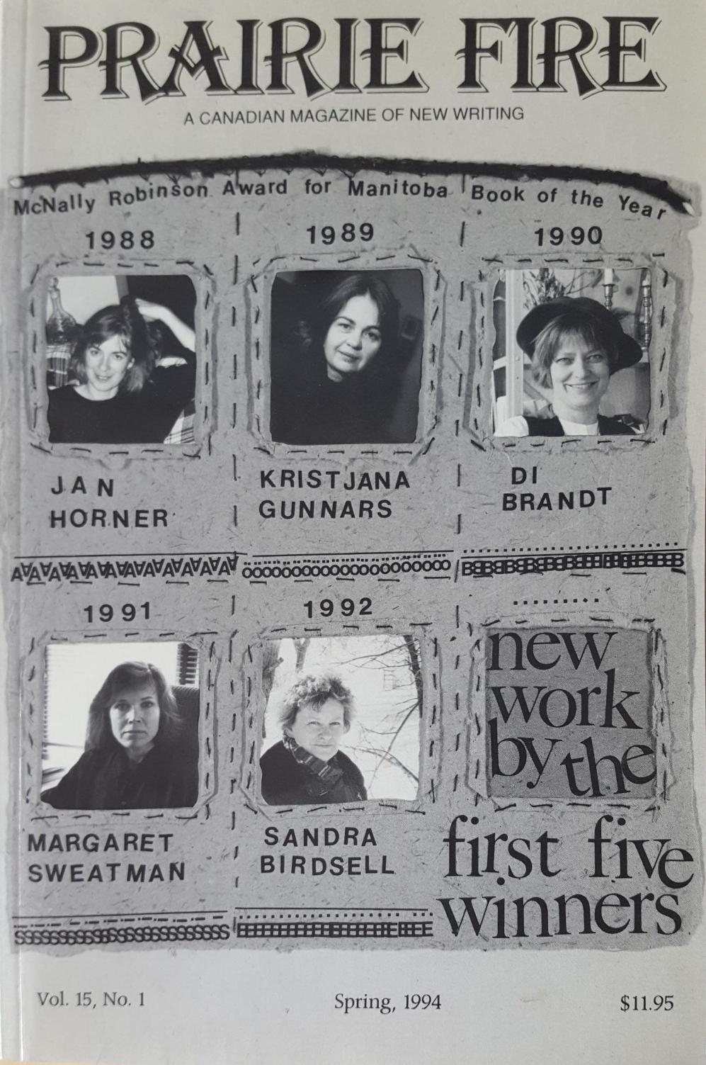 Volume 15, No. 1, Spring 1994