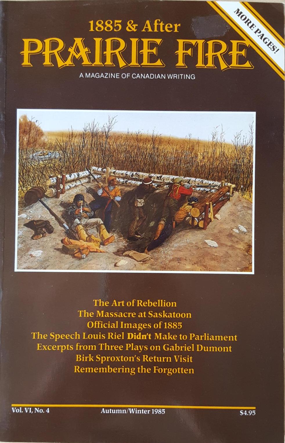 Volume 6, No. 4, Fall/Winter 1985