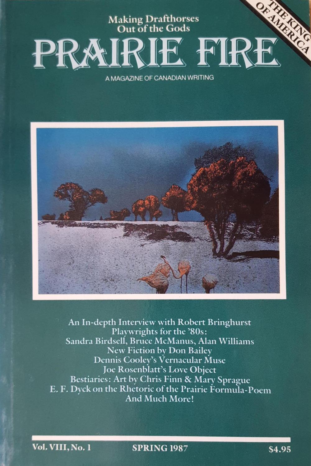 Volume 8, No. 1, Spring 1987