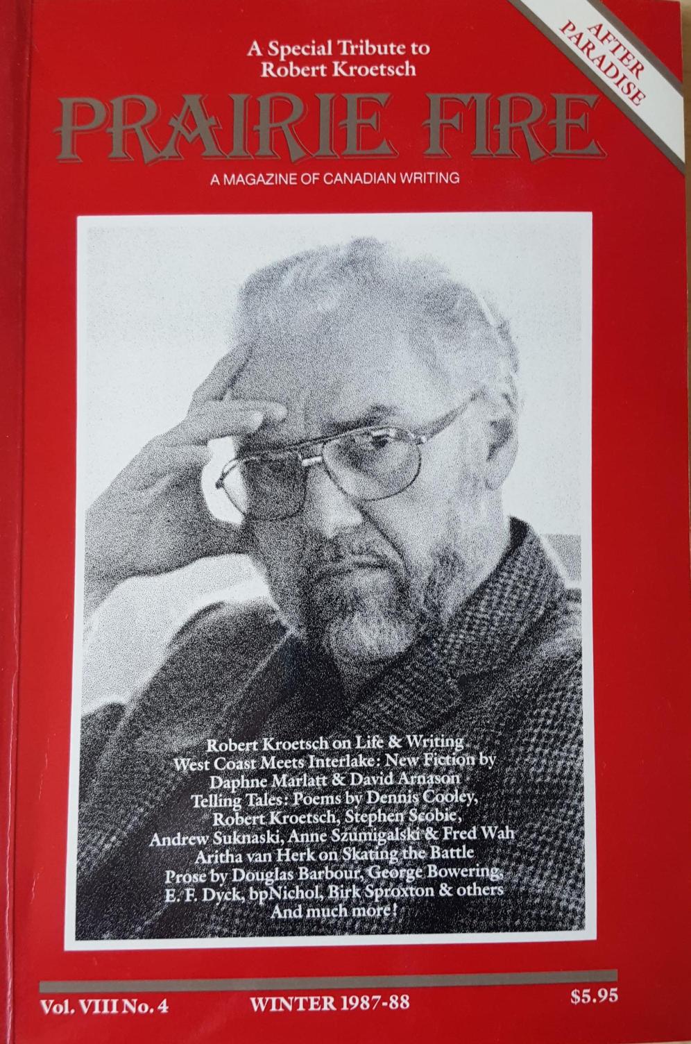 Volume 8, No. 4, Winter 1987